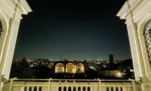 ROMA PALATINO - HORTI FARNESIANI - Sistema di illuminazione del complesso delle Uccelliere negli Horti Farnesiani