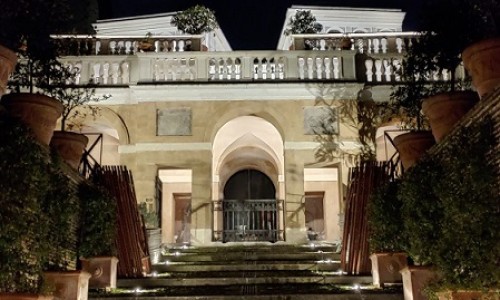 ROMA PALATINO - HORTI FARNESIANI - Sistema di illuminazione del complesso delle Uccelliere negli Horti Farnesiani